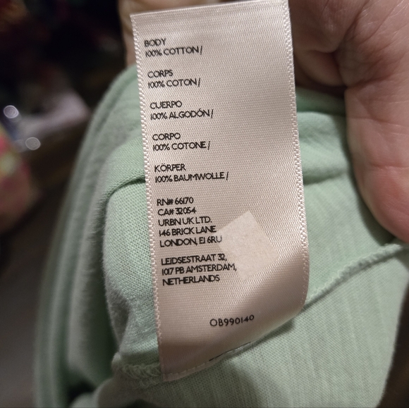 Free People We The Free Arden Extra Long Mountain Green Longsleeve Top - Picture 9 of 9